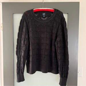EUC GAP xl tall black sweater